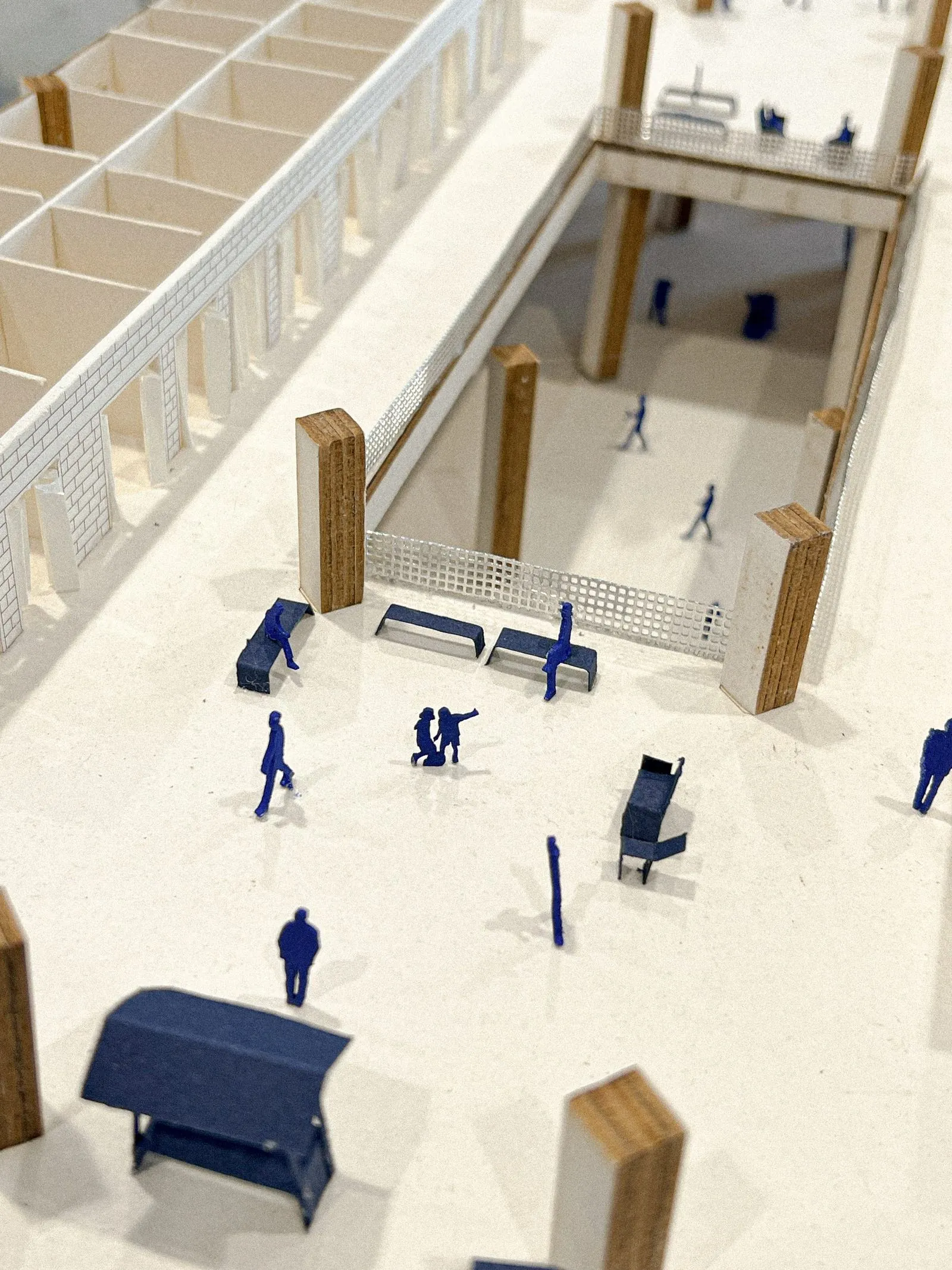 Autoroute côtière, Beyrouth — Maquette — l'espace public intérieur